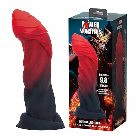 Фаллоимитатор на присоске Infernal Goliath серии Power Monsters, 25 см