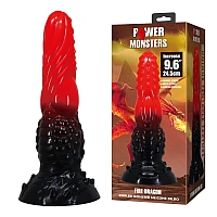 Фаллоимитатор на присоске Fire Dragon серии Power Monsters, 24,5 см