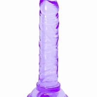 Прозрачный дилдо Intergalactic Orion Purple, 14 см
