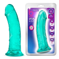 Фаллоимитатор прозрачный на присоске BYours Plus Roar N” Ride Teal, 20,3 см