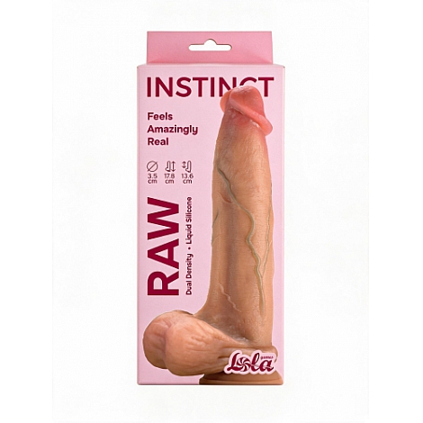 Реалистичный дилдо Raw Instinct