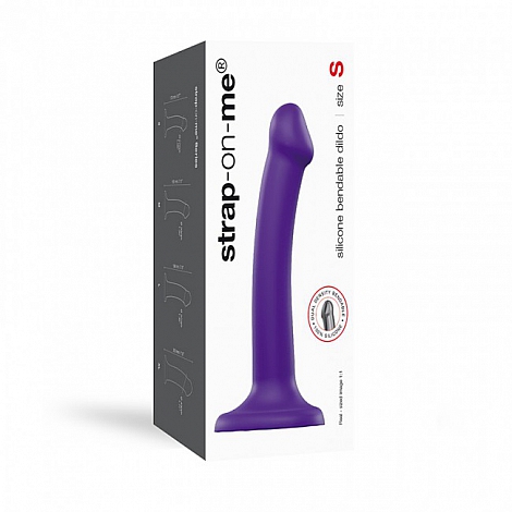 Гибкий фаллоимитатор Strap-on-me Dual Density, S
