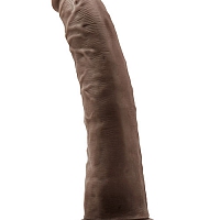 Фаллоимитатор на присоске Dr. Skin Plus Realistic Cock Chocolate 7", 19 см