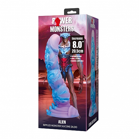 Фаллоимитатор на присоске Alien Power Monsters, 20,5 см