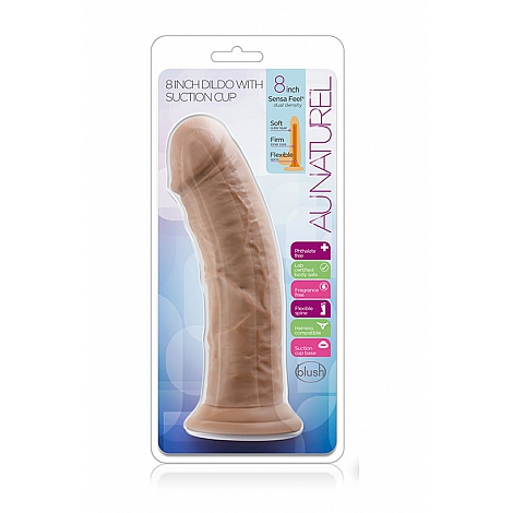 Фаллоимитатор Au Natural Dildo Mocha, 20,3 см