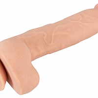 Фаллоимитатор с подвижной кожей Nature Skin, 24,7 см