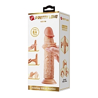 Фаллоимитатор с подвижной кожей Keon Pretty Love, 21,4 см