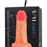 Фаллоимитатор реалистичный, RealStick Caliber, 14 см, Ø4