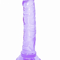 Прозрачный дилдо Intergalactic Orion Purple, 14 см
