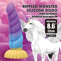 Фаллоимитатор на присоске UnicornPower Monsters, 22 см