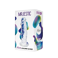 Фаллоимитатор на присоске Majestic Jelly Dildo, 14,7 см