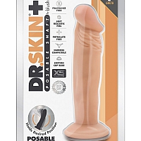 Фаллоимитатор на присоске Dr. Skin Plus Posable Dildo 6", 16,5 см