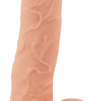 Фаллоимитатор с подвижной кожей Nature Skin, 24,7 см