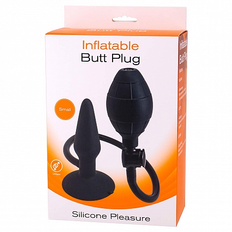 Анальная пробка с расширением Inflatable Butt Plug Small, 12.7 см