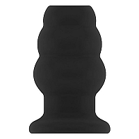 Полая анальная пробка-тоннель No51 Hollow Tunnel ButtPlug Large Black