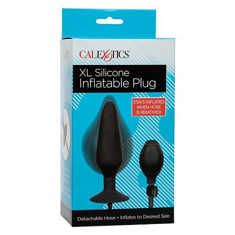 Расширяющаяся анальная пробка Xl Silicone Inflatable Plug