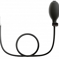 Надувная анальная пробка с вибрацией и с пультом ДУ