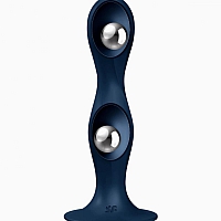 Фаллоимитатор синий Satisfyer Double Ball-R