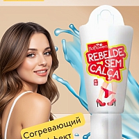 Ароматизированный анальный гель разогревающий Rebelde sem calca, 15 мл