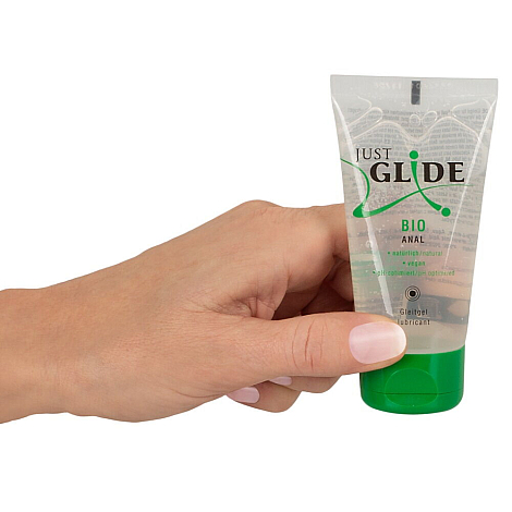 Натуральный анальный лубрикант на водной основе Just Glide Bio Anal, 50 мл