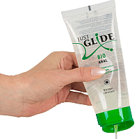Натуральный анальный лубрикант на водной основе Just Glide Bio Anal, 200 мл