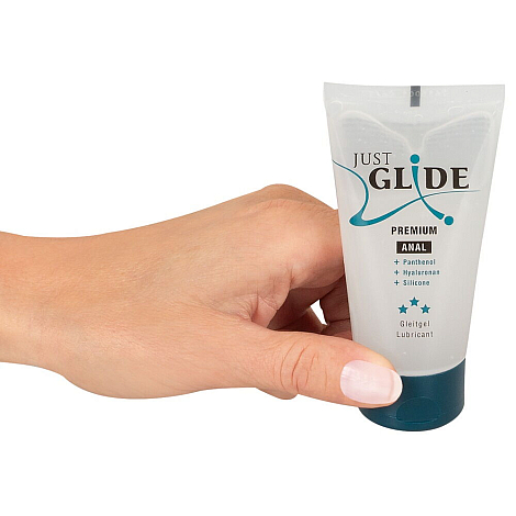 Анальный лубрикант на водно-силиконовой основе Just Glide Premium Anal, 50 мл