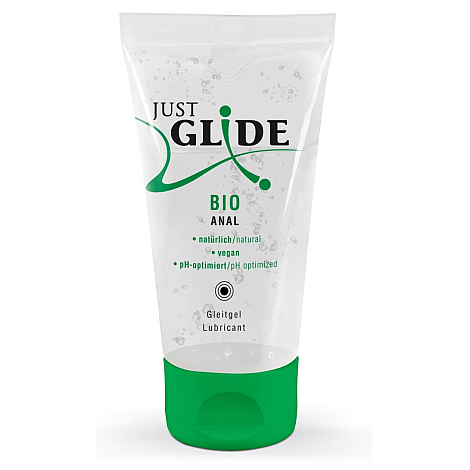 Натуральный анальный лубрикант на водной основе Just Glide Bio Anal, 50 мл