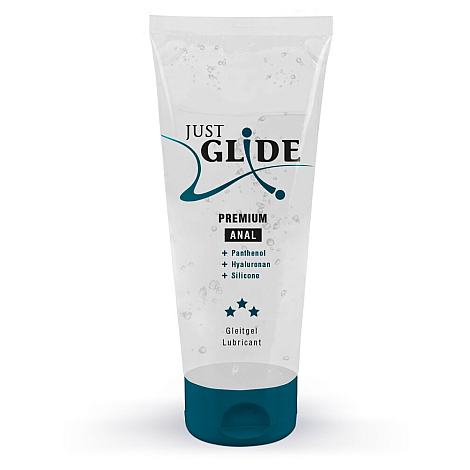 Анальный лубрикант на водно-силиконовой основе Just Glide Premium Anal, 200мл