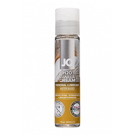 Лубрикант со вкусом ванили JO Flavored H2O Vanilla, 30 мл
