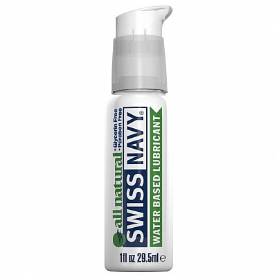 Лубрикант гипоаллергенный All Natural Swiss Navy, 29,5 мл