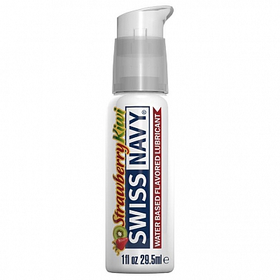Лубрикант со вкусом клубники и киви Strawberry Kiwi Swiss Navy, 29,5 мл