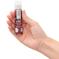 Лубрикант со вкусом малины JO Flavored H2O Raspberry Sorbet, 30 мл
