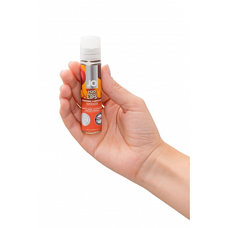 Лубрикант со вкусом персика JO Flavored H2O Peachy Lips, 30 мл