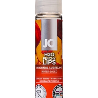 Лубрикант со вкусом персика JO Flavored H2O Peachy Lips, 30 мл