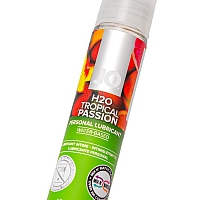 Лубрикант со вкусом тропических фруктов JO Flavored H2O Tropical Passion, 30 мл