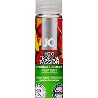Лубрикант со вкусом тропических фруктов JO Flavored H2O Tropical Passion, 30 мл
