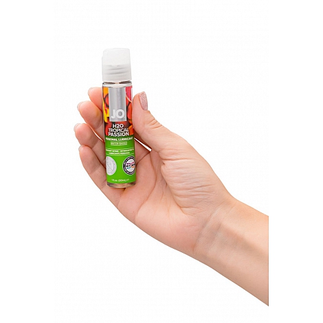Лубрикант со вкусом тропических фруктов JO Flavored H2O Tropical Passion, 30 мл