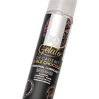 Лубрикант со вкусом двойного шоколада JO Flavored Gelato Decadent Double Chocolate, 30 мл