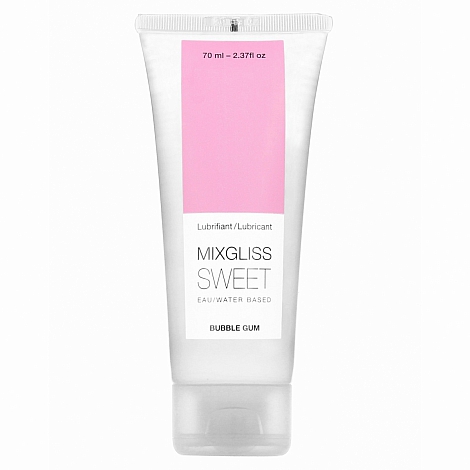Смазка на водной основе MixGliss Sweet Bubble Gum, 70 мл