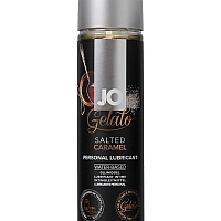 Лубрикант со вкусом соленой карамели JO Flavored Gelato Saltes Caramel, 120 мл