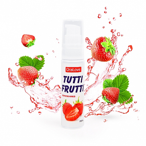 Земляничный гель Oralove Tutti-frutti, 30 мл