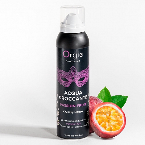 Хрустящая пенка для массажа Orgie Acqua Croccante Passion Fruit 150 мл