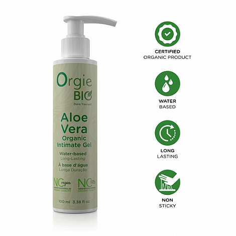 Органический интимный гель с ароматом Алое Вера Orgie Bio Aloe Vera, 100 мл