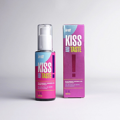 Массажный гель для тела с разогревающим эффектом Intt Kiss and Taste, 55 мл