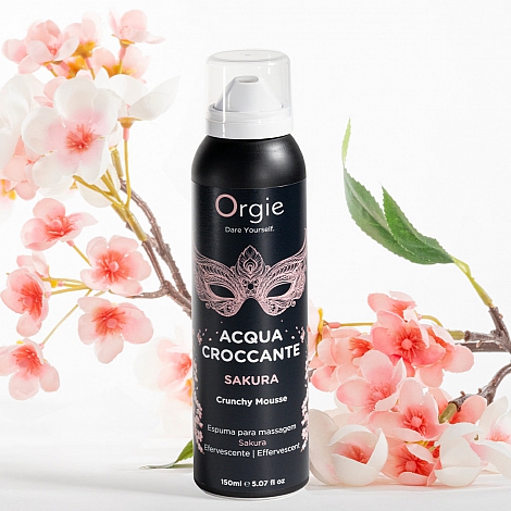 Хрустящая пенка для массажа Orgie Acqua Croccante Sakura, 150 мл