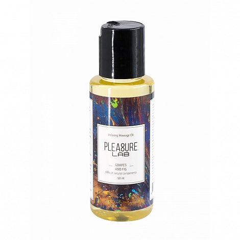 Массажное масло с ароматом винограда и инжира Pleasure Lab Relaxing, 50 мл