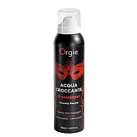 Хрустящая пенка для массажа Orgie Acqua Croccante Strawberry, 150 мл
