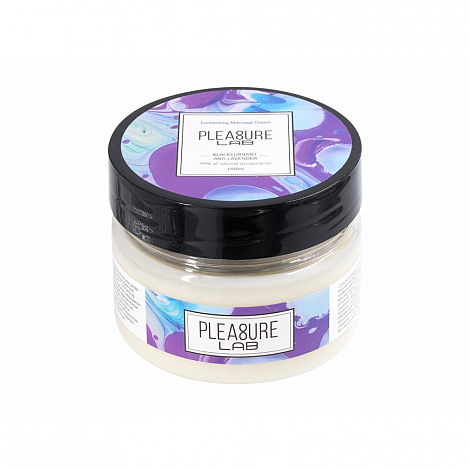 Массажный крем с ароматом черной смородины и лаванды Pleasure Lab Enchanting, 100 мл