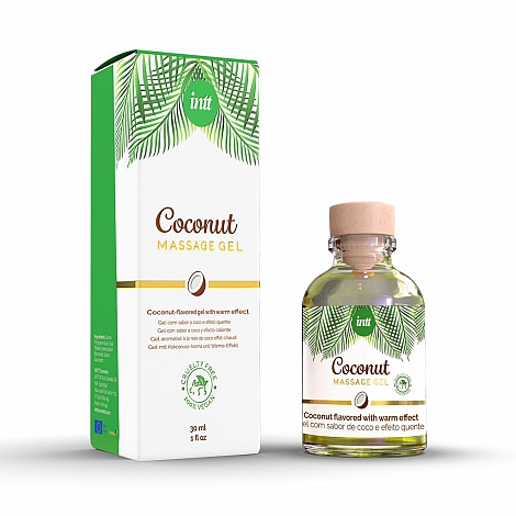 Массажный гель Intt Massage Gel Coconut, 30 мл