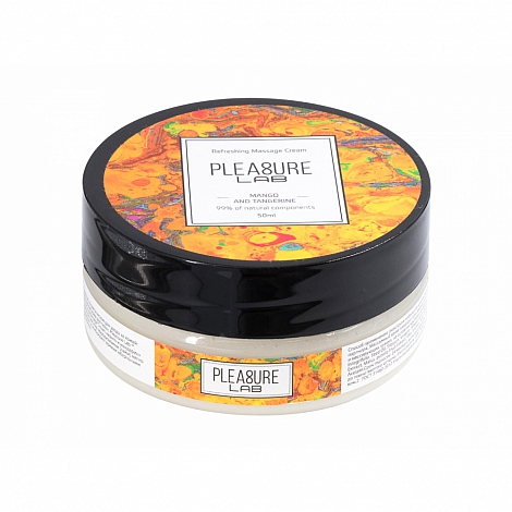 Массажный крем с ароматом манго и мандарина Pleasure Lab Refreshing, 50 мл
